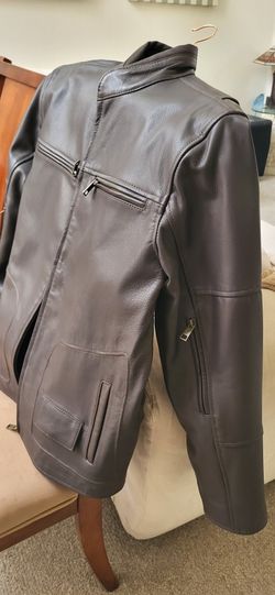 New Leather Brown Jacket (LG)