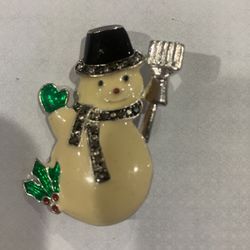 Snowman Broach