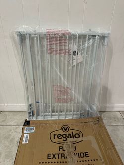 28” - 76” Regalo Flexi Extra Wide Metal Walk Through Safety Gate