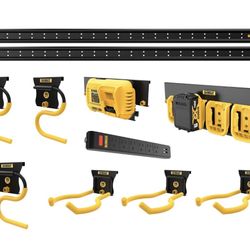 DEWALT Heavy Duty Lawn & Garden Organizer Kit - DWST82826 Wall Mount System, NIB
