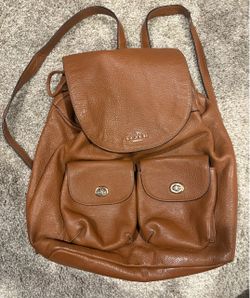 Coach Billie Pebbled Leather Backpack - Excellent Condition