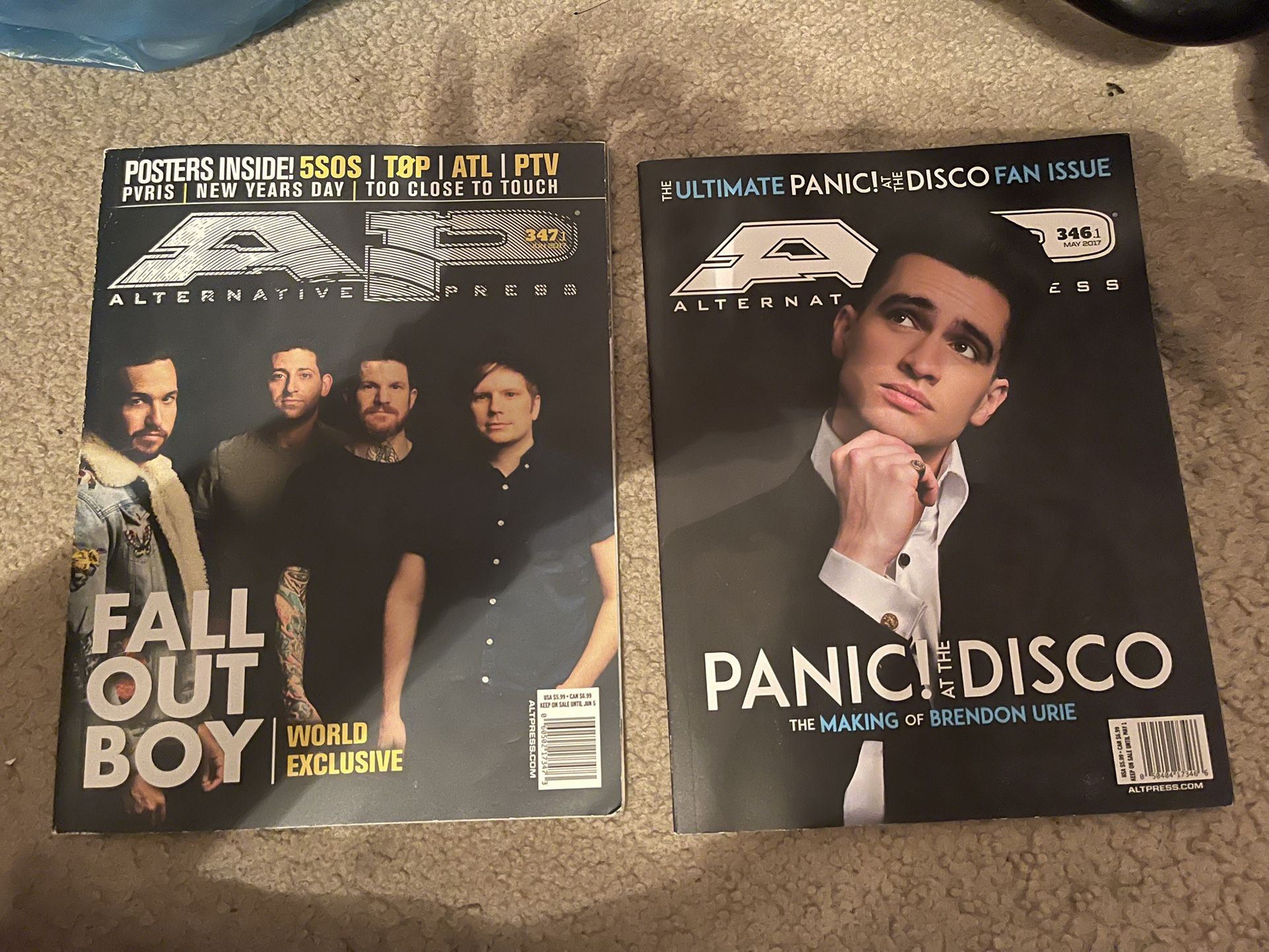Alternative Press Magazine- Panic! At The Disco & Fall Out Boy Issues