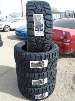 33x12.50R22 LT New Pegasus RTX Rugged Terrain 12 Ply Tires