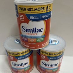 Similac Sensitive $30 Each