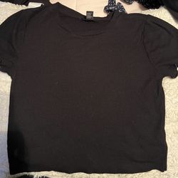 Black Crop Top