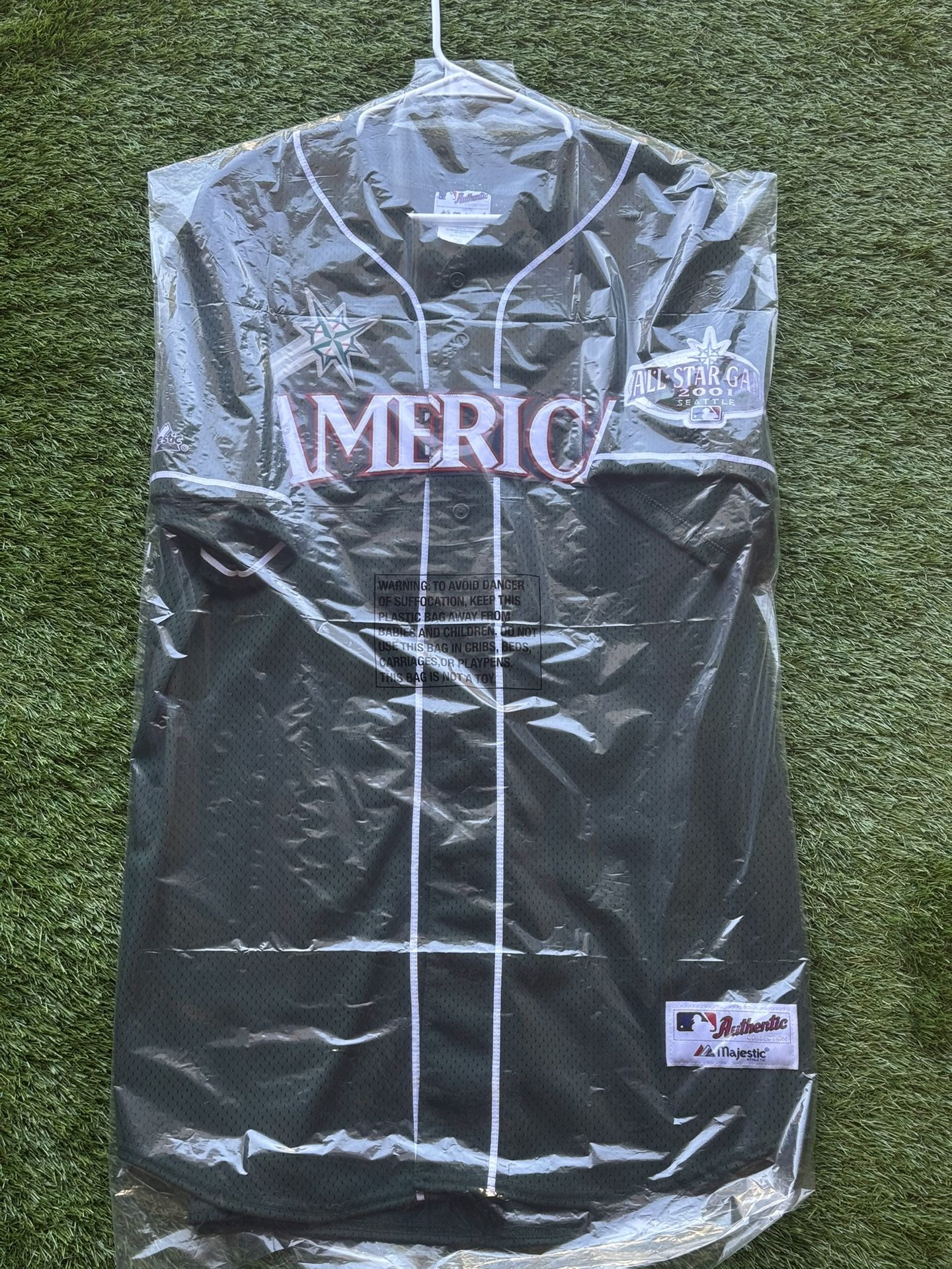 2001 All Star Game American League Blank Jersey Size XL.