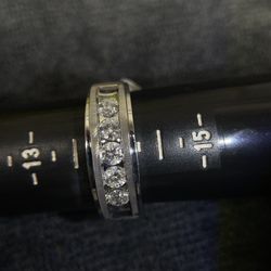 10k Men’s Fancy Diamond Wedding Band 