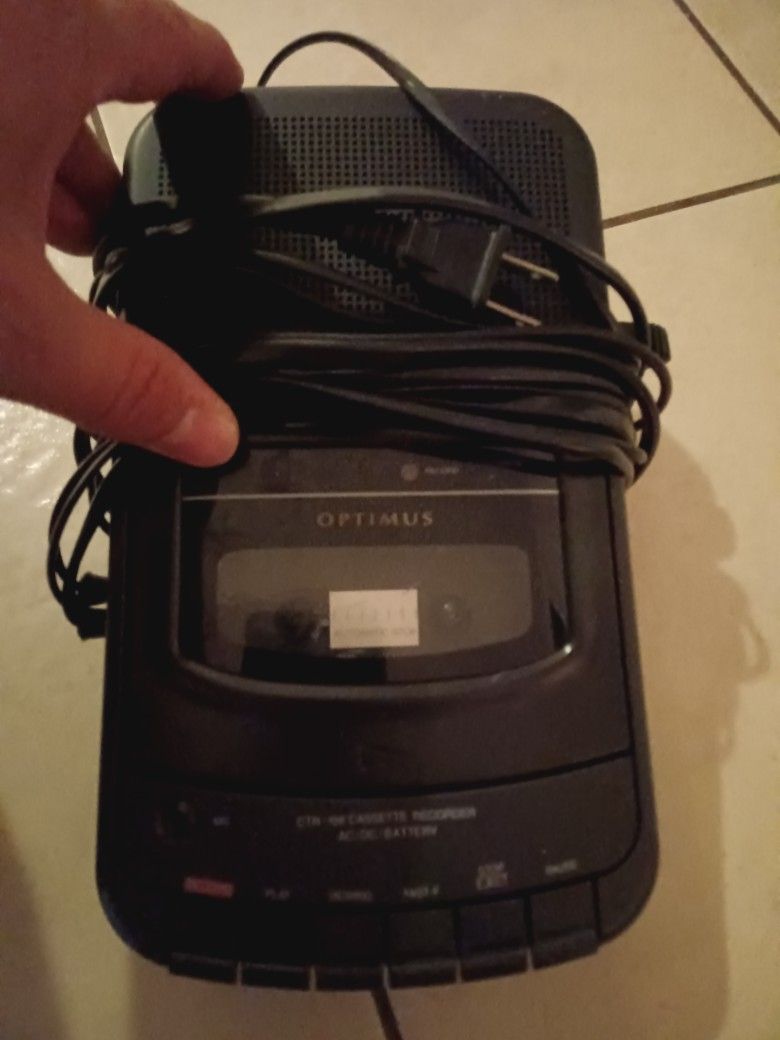 Optimus Cassette Tape/ Recorder