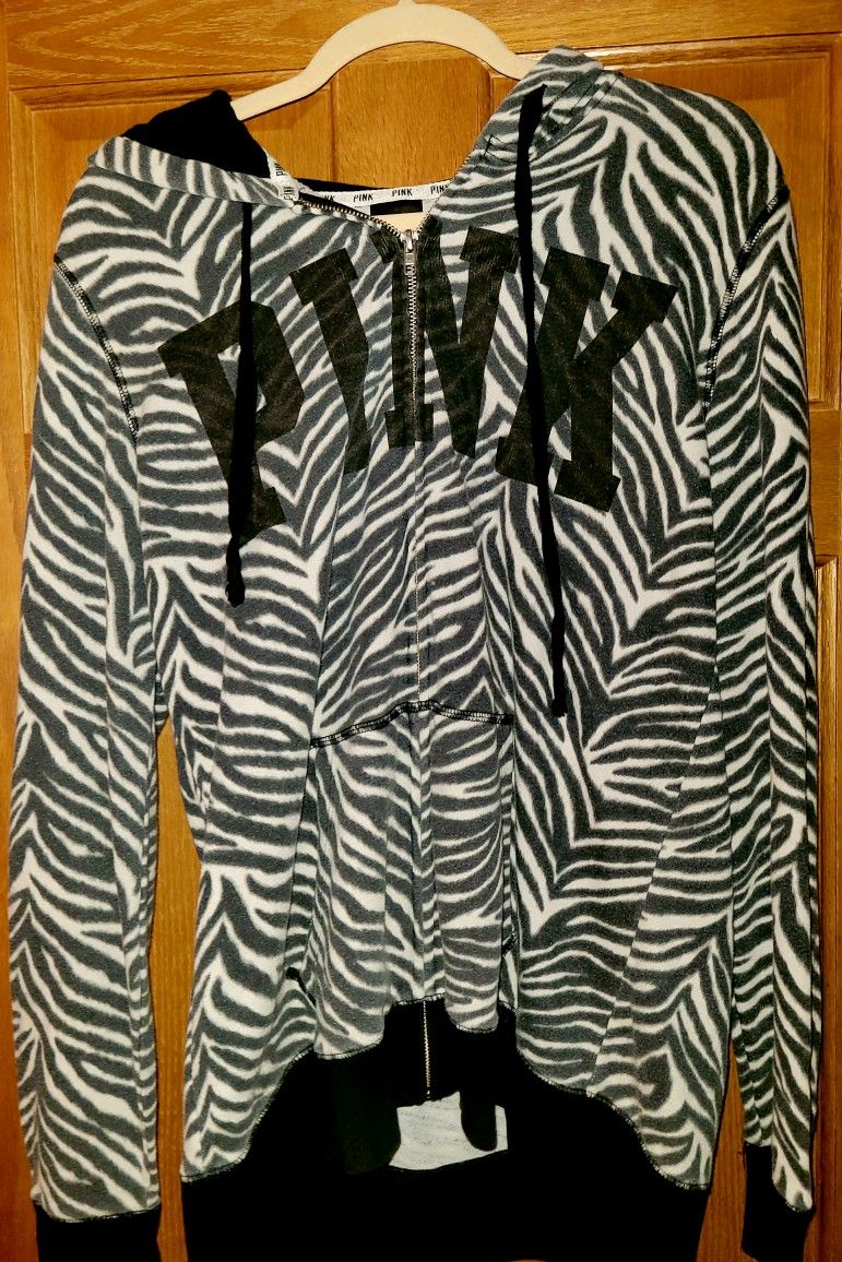 Large Zip-Up Hoodie From Pink
