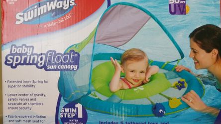 Baby spring float sun canopy