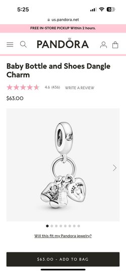 Pandora new Baby Charm