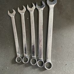 5 Pittsburgh Combination Wrench Set 