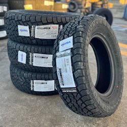 245/65/17 Royal At 4 New Tires Installed And Balanced 50,000 Miles Warranty 