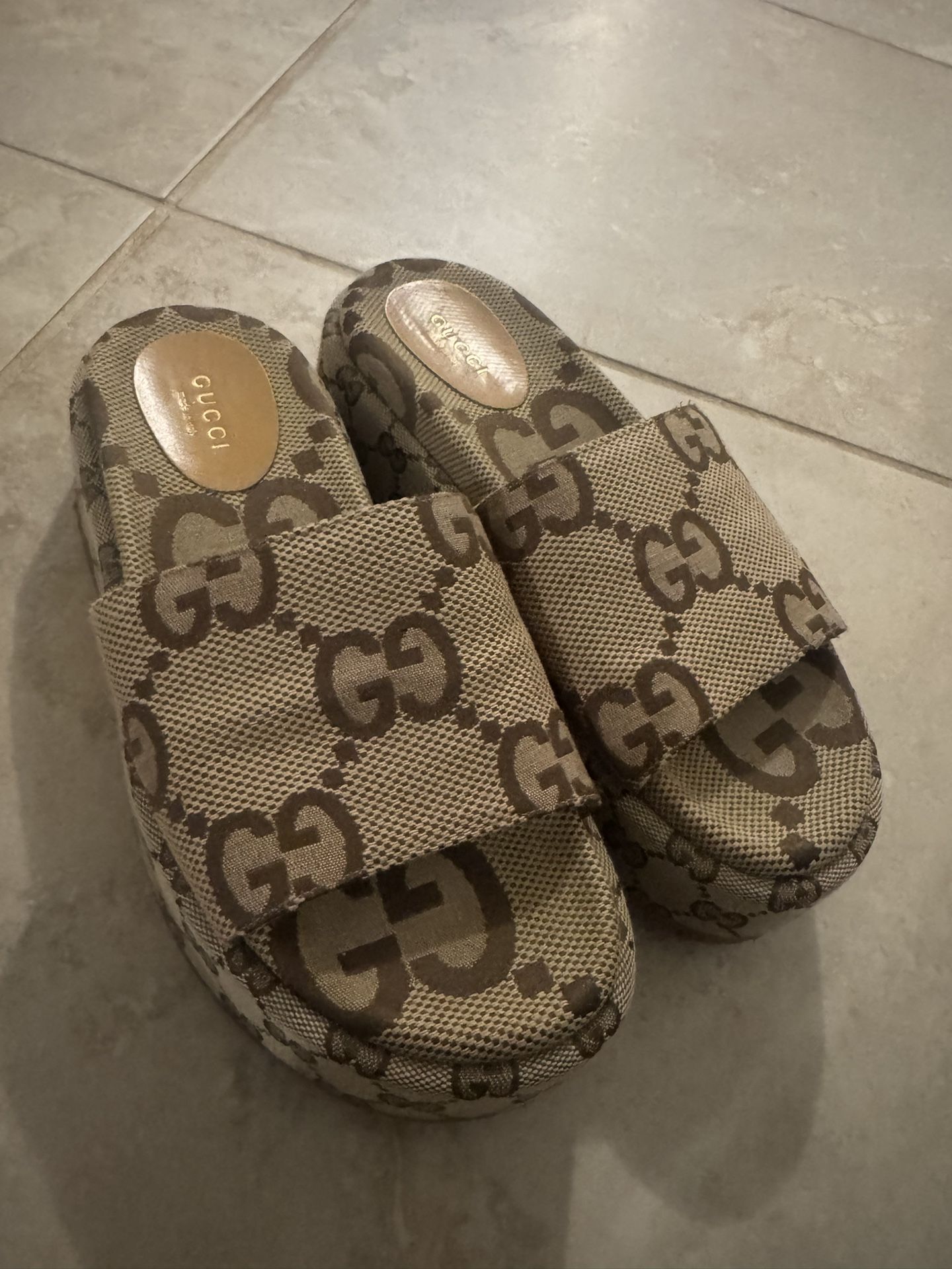 Gucci Platform Sandals 38