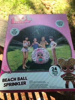 LOL Beach Ball Sprinkler