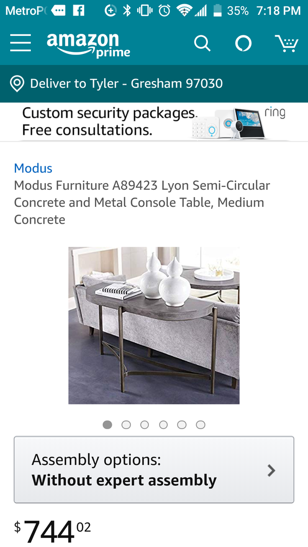 New And Used Console Tables For In Gresham Or Offerup