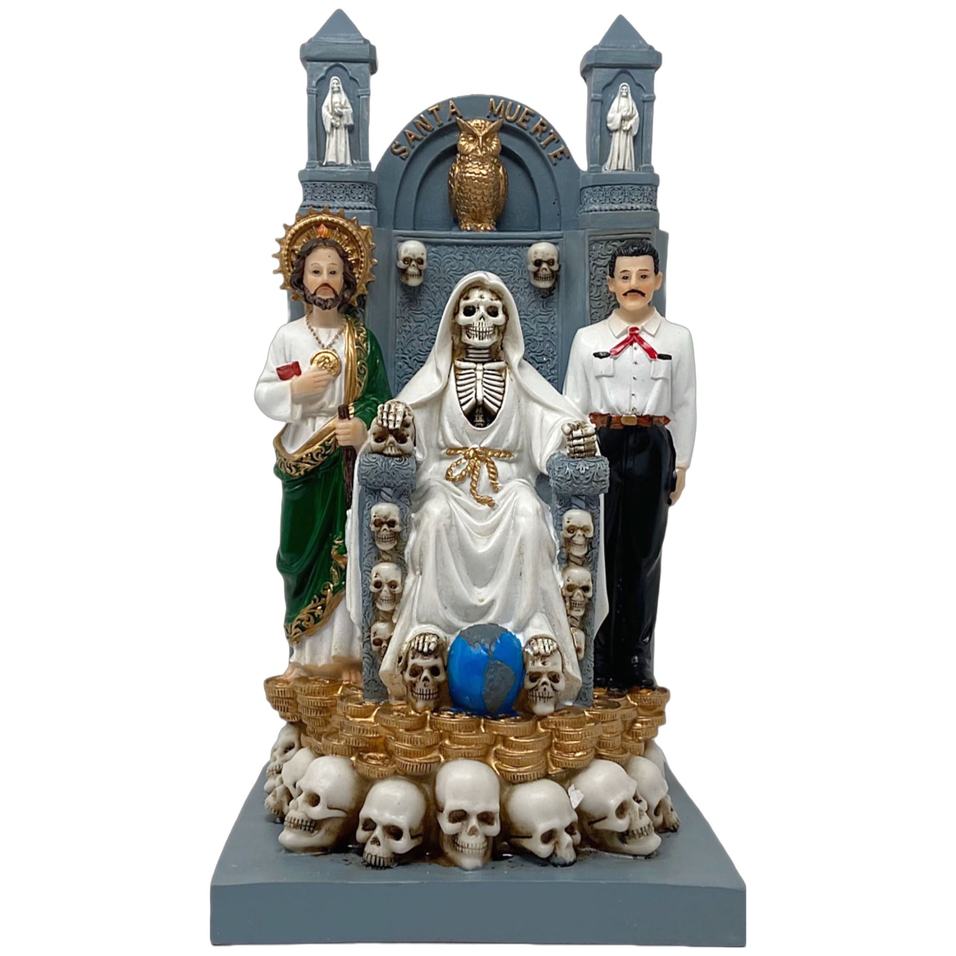 Santa Muerte Con San Judas Y Malverde