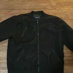 Black Bomber Utility Jacket
