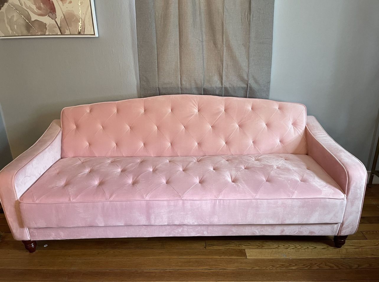 Pink Sleeper Sofa Futon 