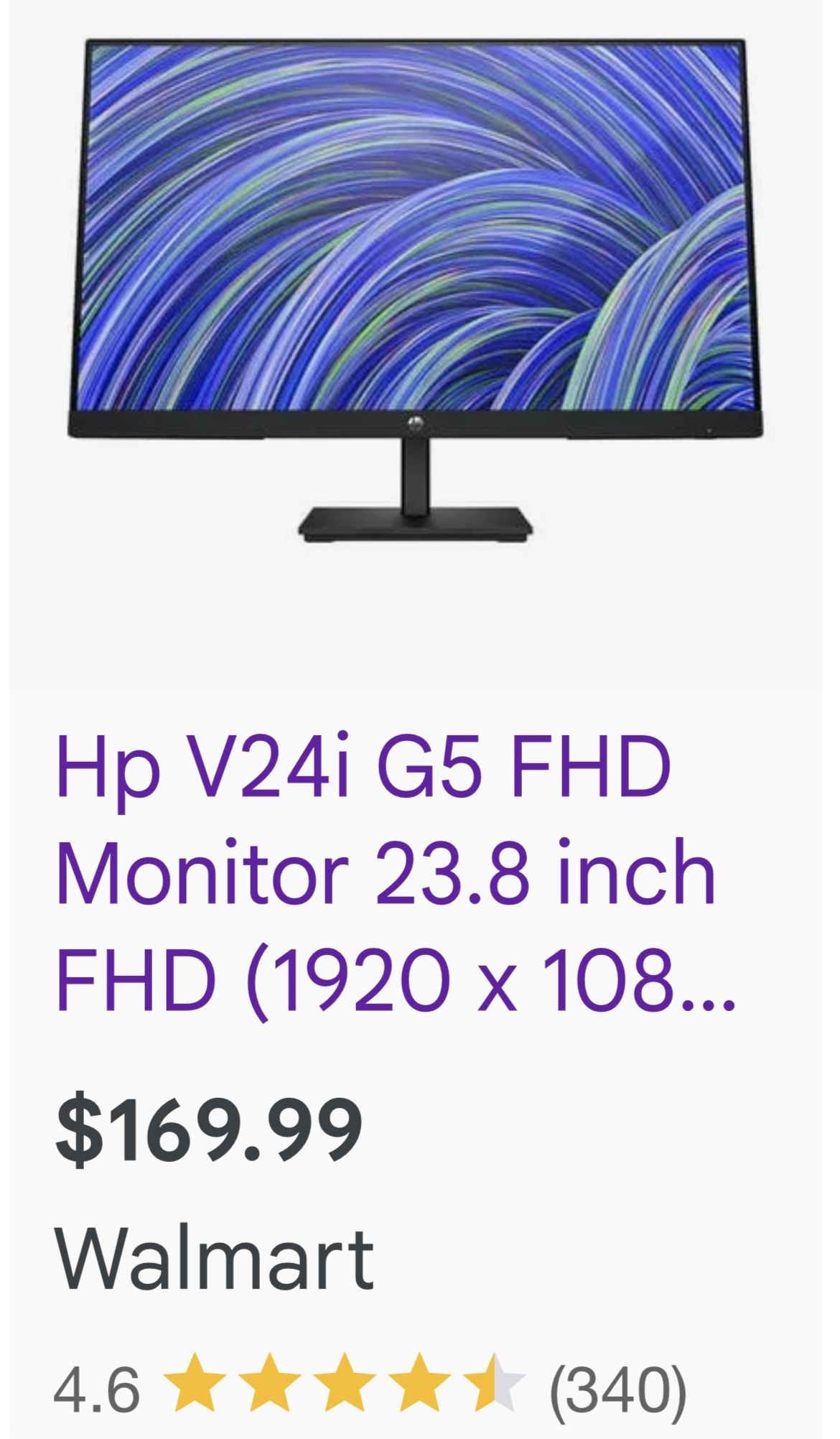 HP V24i G5 FHD Monitor