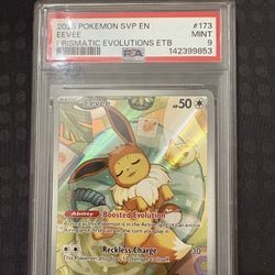 PSA 9 Black Star Pro Eevee