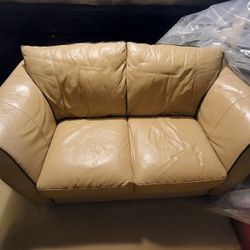 Italian Leather Natuzzi Sofa