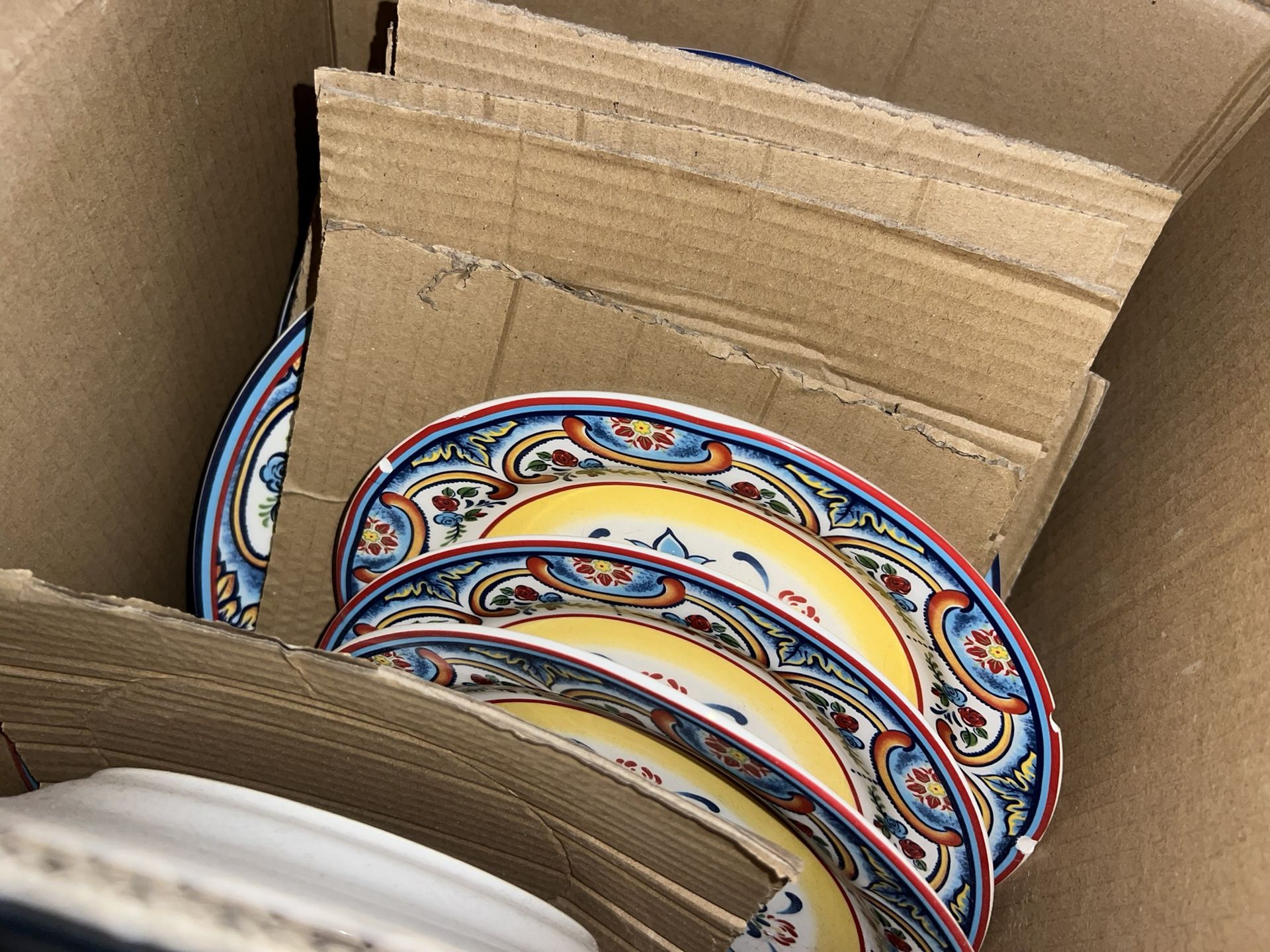 Antique Decorative Glass Plates