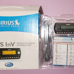 Sirius InV 2 Satellite Radio Receiver with Vehicle Kit.