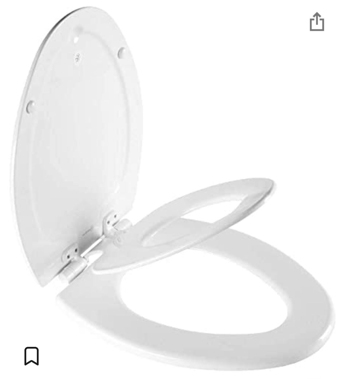 Oblong Toilet Seat w/ Potty