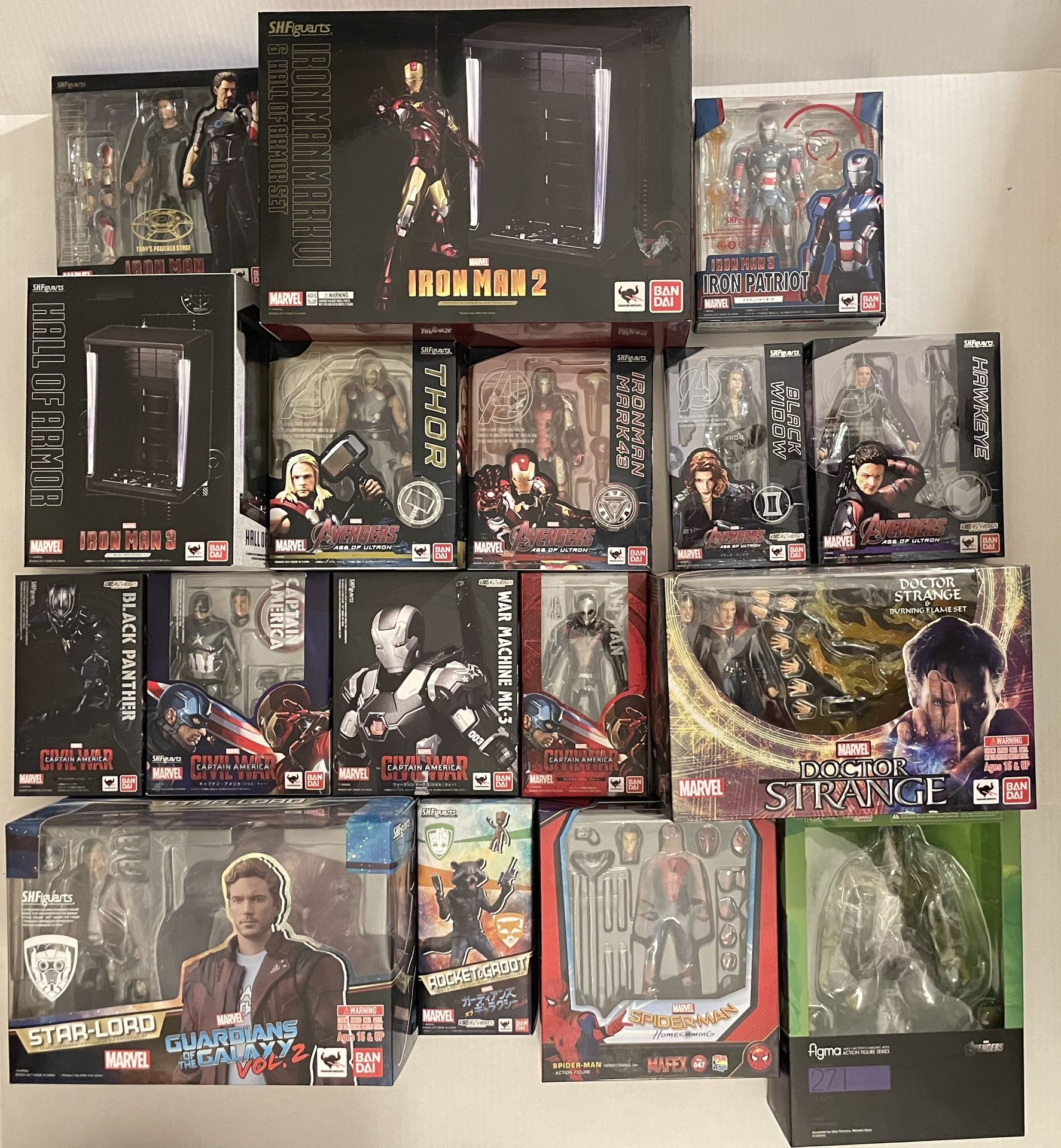 Marvel Cinematic Universe Imported Figure Lot S.H.Figuarts figma MAFEX ...