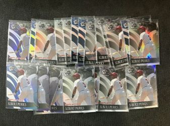 Super Nice Lot Of 24 2024 Leaf Presspass Refractor Albert Pujols Rookie Cards MINT 