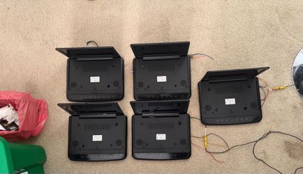 12 inch flip down motorcoach monitors