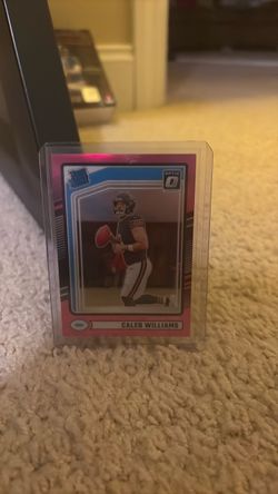 Panini 2024 Donruss Football Rated Rookie Caleb Williams Prizm Pink #327
