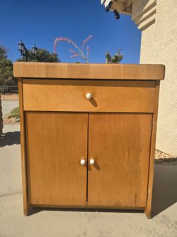 Butcher Block Cabinet