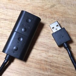 PS5 PS4 Headset / Microphone USB Jack Dongle 