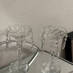 Crystal Candle Holders 