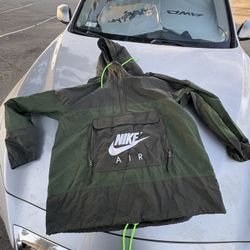Green Nike Tech Sweater 