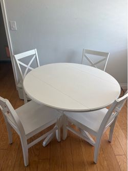 Dining table and chairs