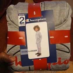 Boys Size 8 CHAMPION HOODIE & Jogger