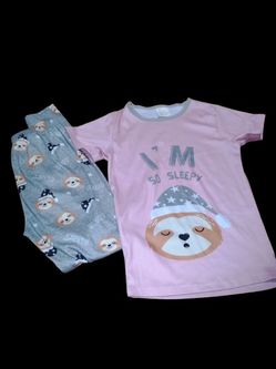 I'm So Sleepy Pajama Set Size 11-12 Youth Girls