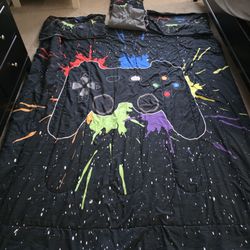 100% Polyester Full Size Game Controller/Avengers/Cars Bed Sets