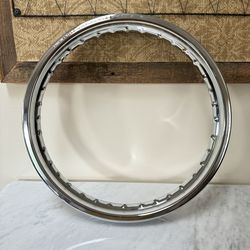 Aftermarket Union Cycle Wheel Rim 16" x 1.85" Chrome Plated Steel 36 Holes