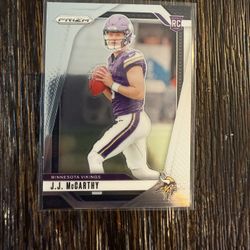 JJ McCarthy Rookie Card