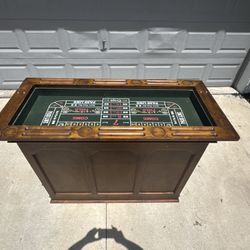 Casino Game Tables (2 Available) – Solid Wood