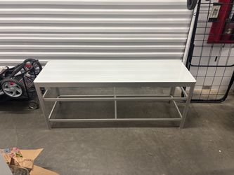 Tv stand perfect shape. Has all three glass