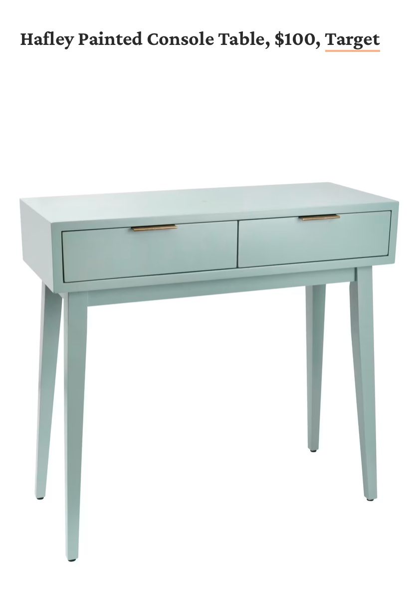 Console Table Two Drawers 