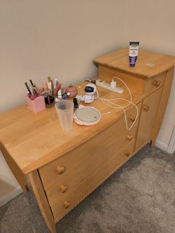 Combo Solid Oak Dresser's ,o "best offer"