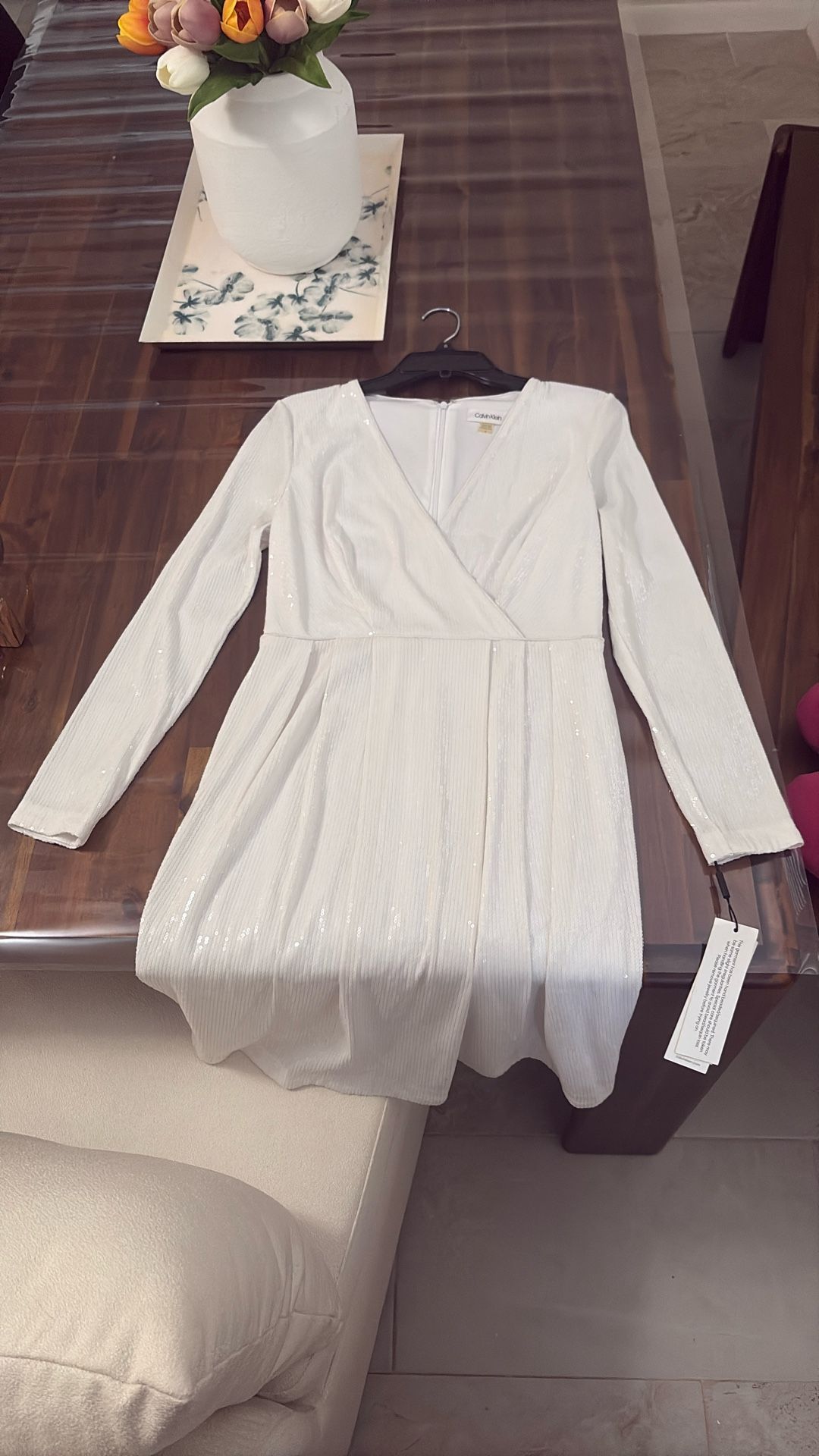 Calvin Klein White Dress