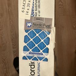 Nordic Pure 14x20x1 Merv 7 6 Pack
