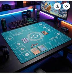 Duo Pokemon TCG Playmat With Zones